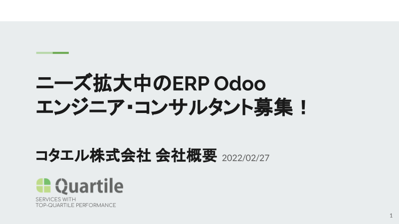 コタエル株式会社 会社概要 2022/02